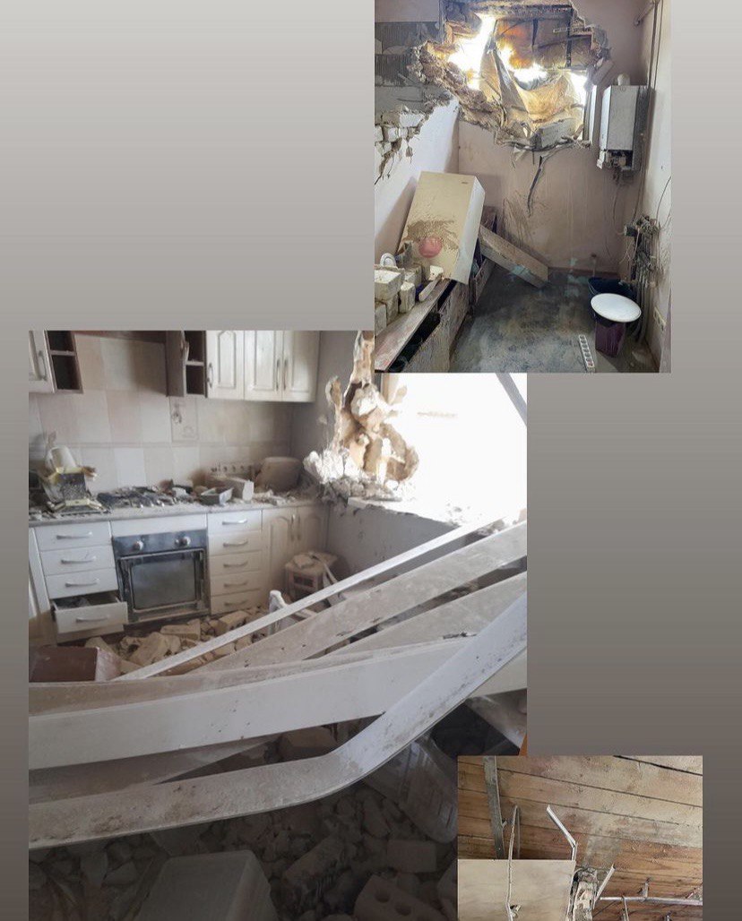 Жители разрушенного ракетой дома в Мелитополе просят о помощи 2
